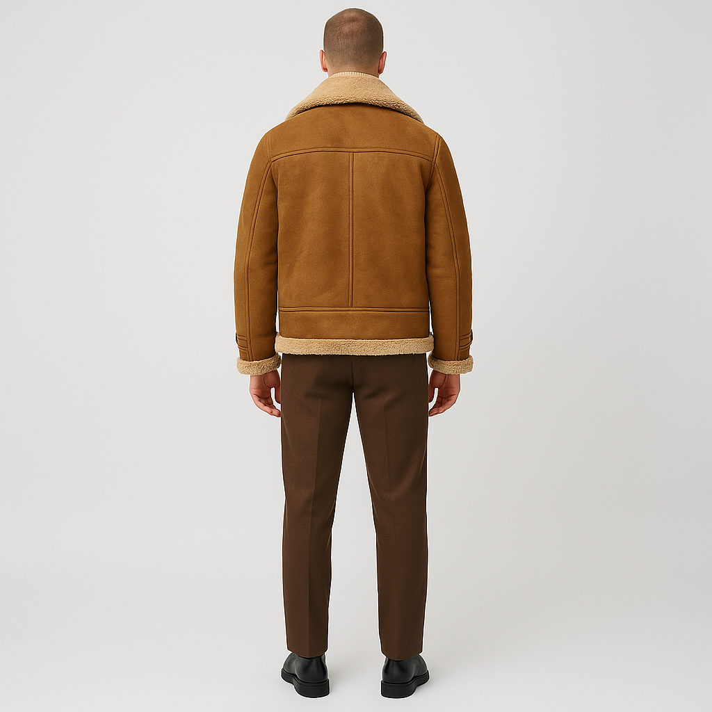 Valerios Módní Bunda Kožešina Pánská Zimní 2