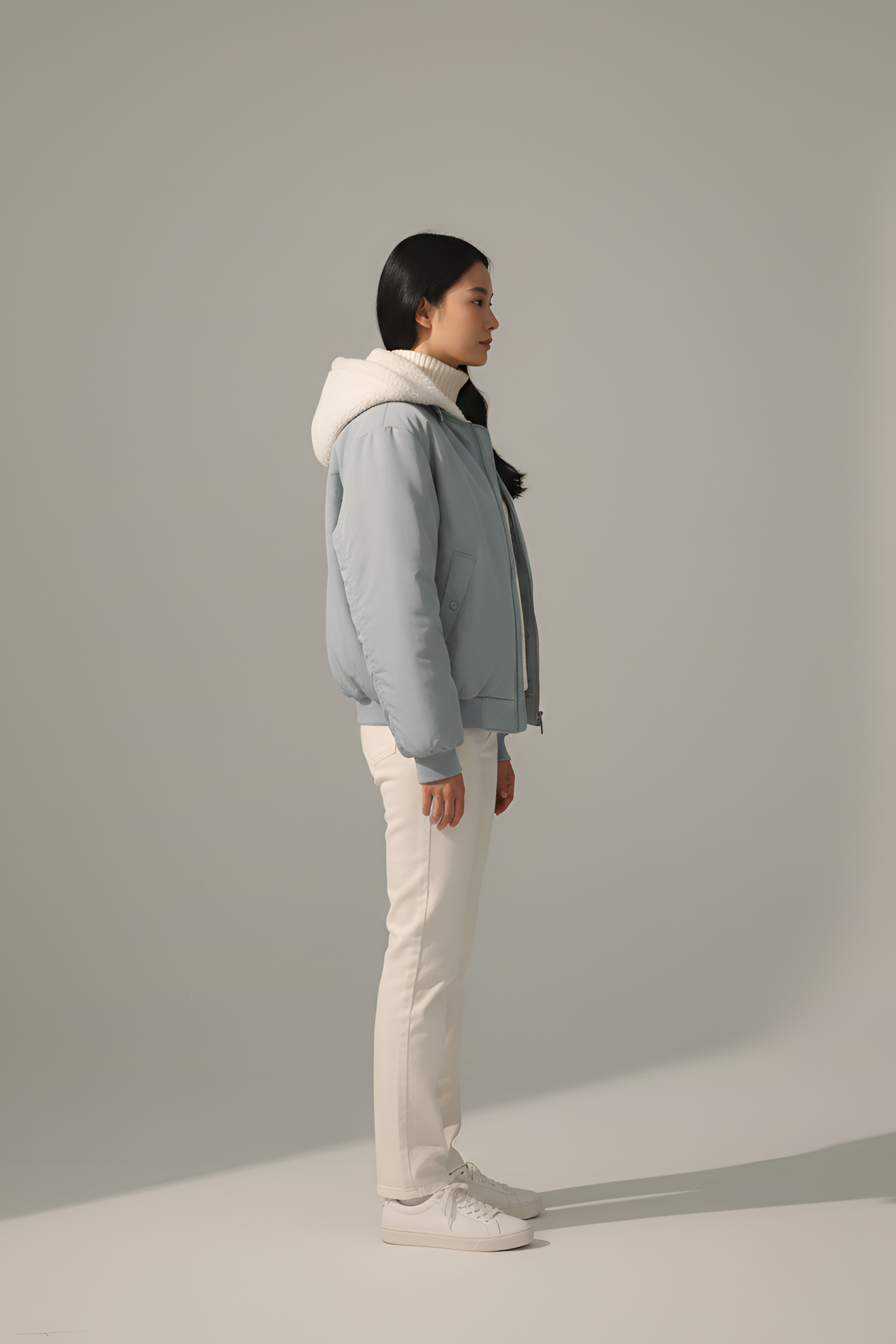 Valerios Módní Dámská Bunda z Umělé Kožešiny se Zipem, Pohodlný Střih 2